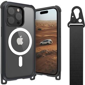 MAGEASY iPhone 14 Pro Protective Case Crossbody Compatible with MagSafe